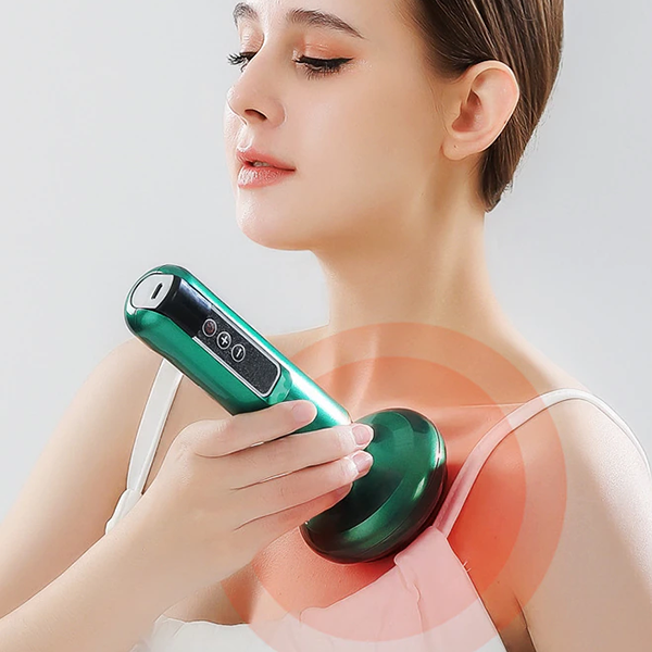 Elektrisk Koppning Massager Vakuum Sugkopp Gua Sha