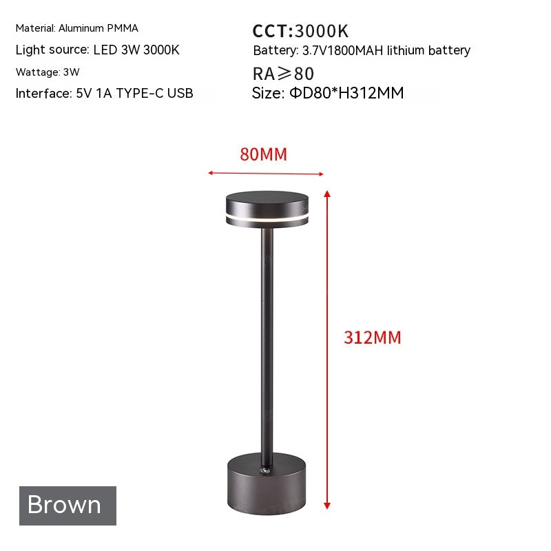 Bordslampa med USB Touch Switch