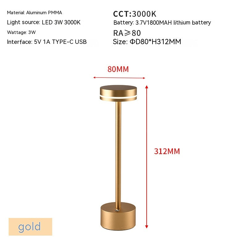 Bordslampa med USB Touch Switch